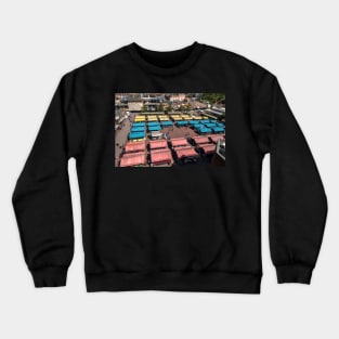 Leeds Market - Tilt Shift Effect (View Large) Crewneck Sweatshirt